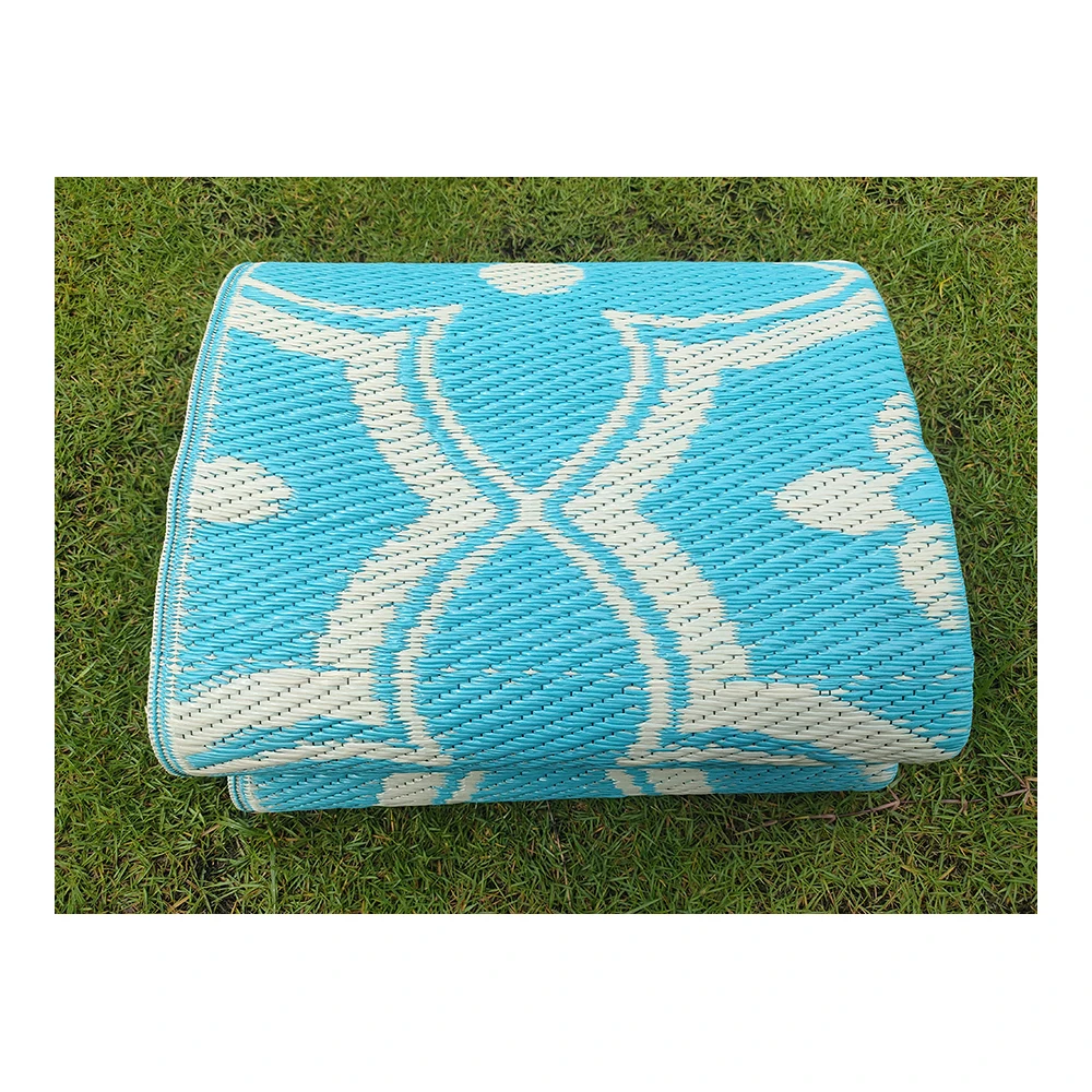 

Outdoor Printing Plastic Waterproof Straw Beach Mats Easy to clean without oil stain Picnic Mat, Any color can be available