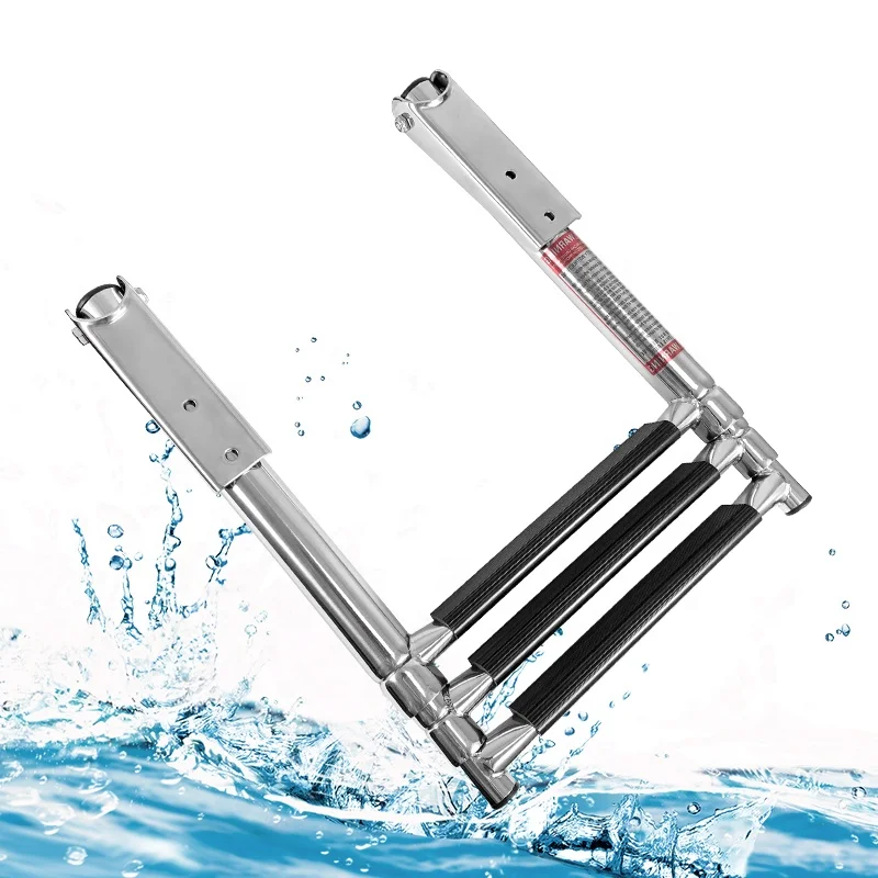 

Stainless steel three-section ordinary launching deck ladder marine hardware accessories