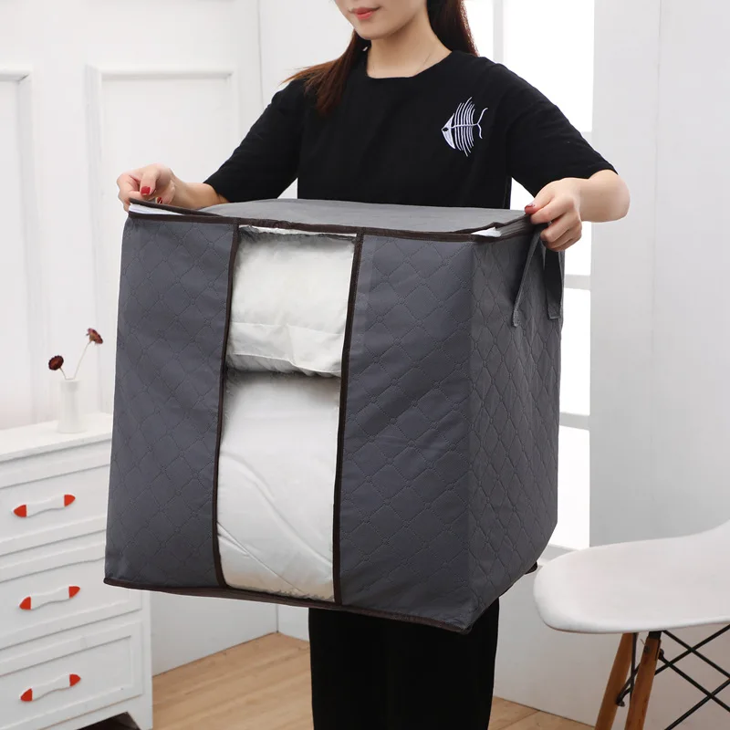 加厚quile组织者大容量被子包棉花被子包无纺布衣服整理袋家居收纳