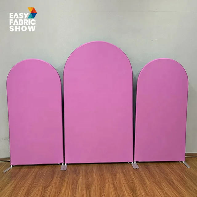 2024 Solid Arch Backdrops with Cover Arch Frames for Party Events Decoration Baby Shower Wedding Birthday Baptism Graduation