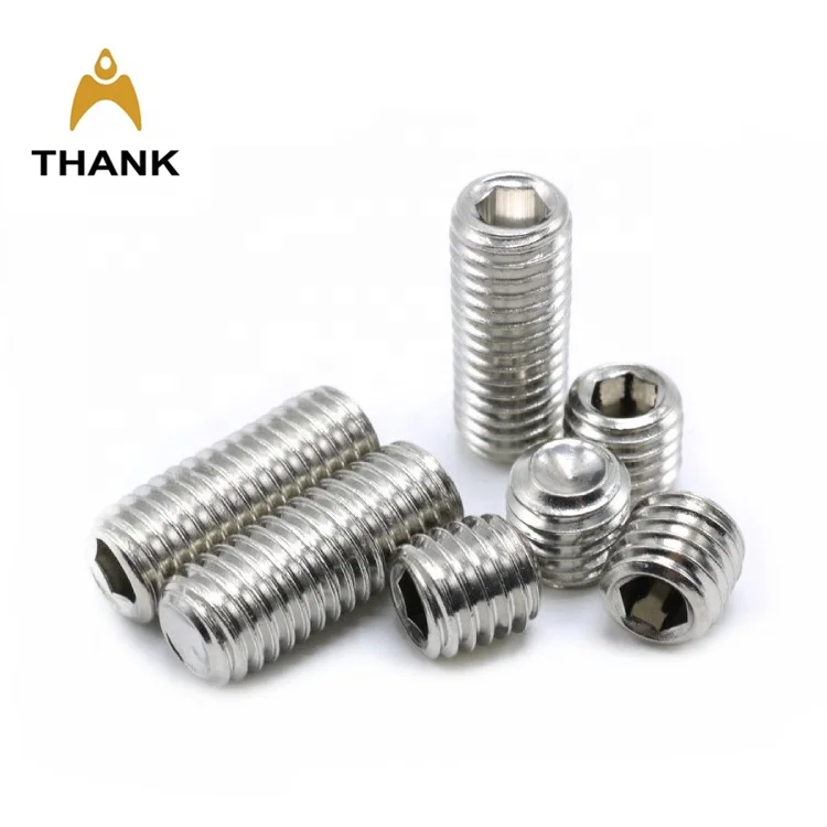 
DIN916 stainless steel 304 Hex socket cup point set screws 