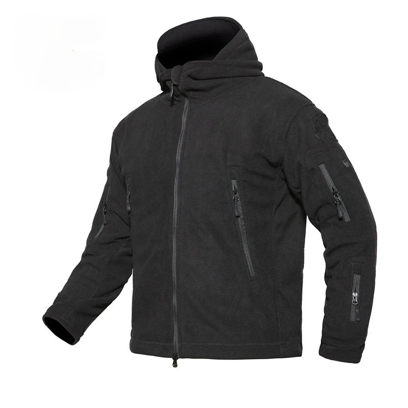 

Wholesale Custom Polyester Fleece Plain Dyed Outdoor Hunting Wear Hooded Plus Size Custom Logo Trendy Jackets, Oem jackets