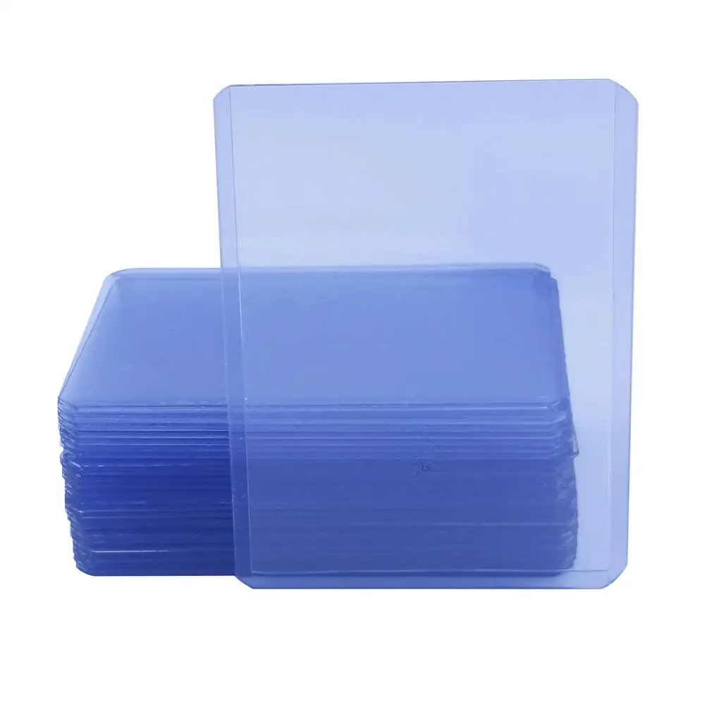 

Wholesale and Custom Ultra Pro Top loader 3x4 inch 35pt plastic PVC toploaders trading sports card holder sleeves, Clear