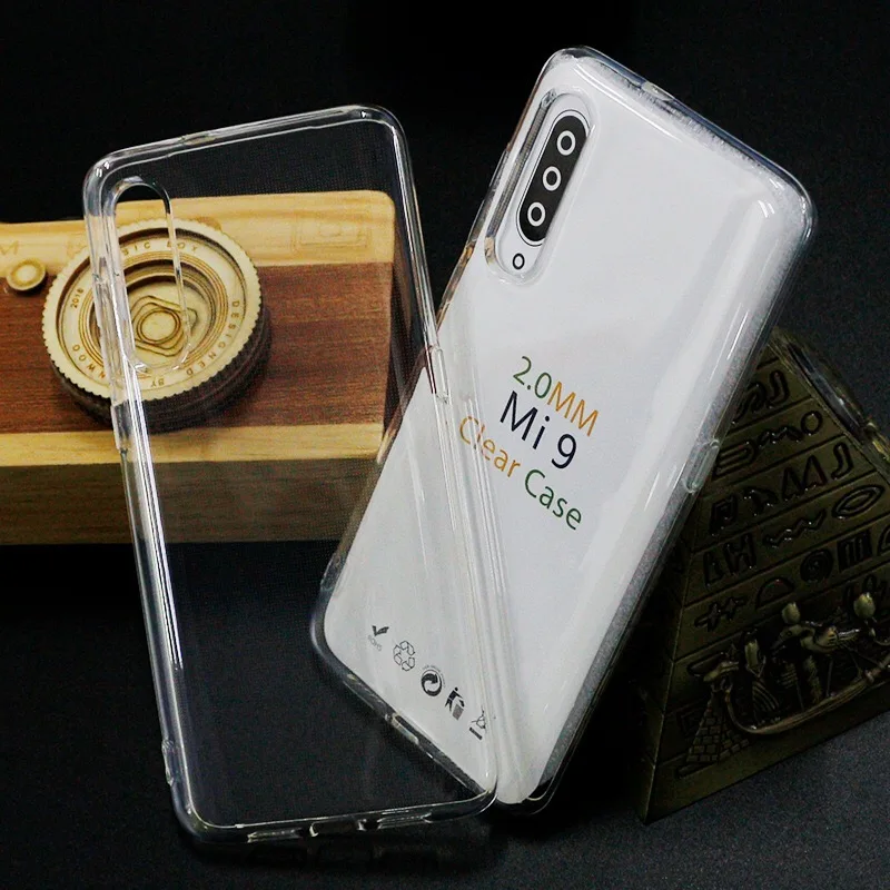 

Soft Crystal Clear TPU Case for MI 9SE, for MI 9, realme 3, A1K,V15,K20,K20 PRO transparent tpu phone case