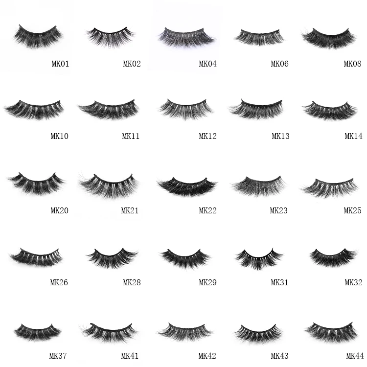 

3D Mink Eyelashes Extension Thick Natural Eyelashes mink eyelashes vendor lash packages for sale