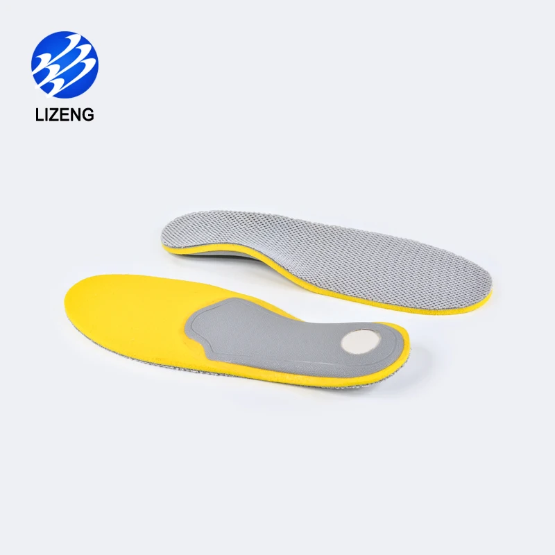 

Amazon Shock Absorption Breathable EVA Insoles For Sports, Yellow