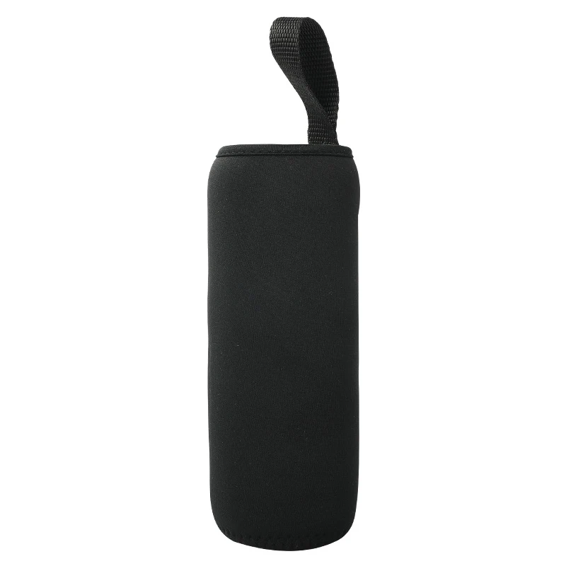 

Wholesale New Style Coffee Glass Cup Holder Funny Cute Insulated Water Bottle Bag, Black