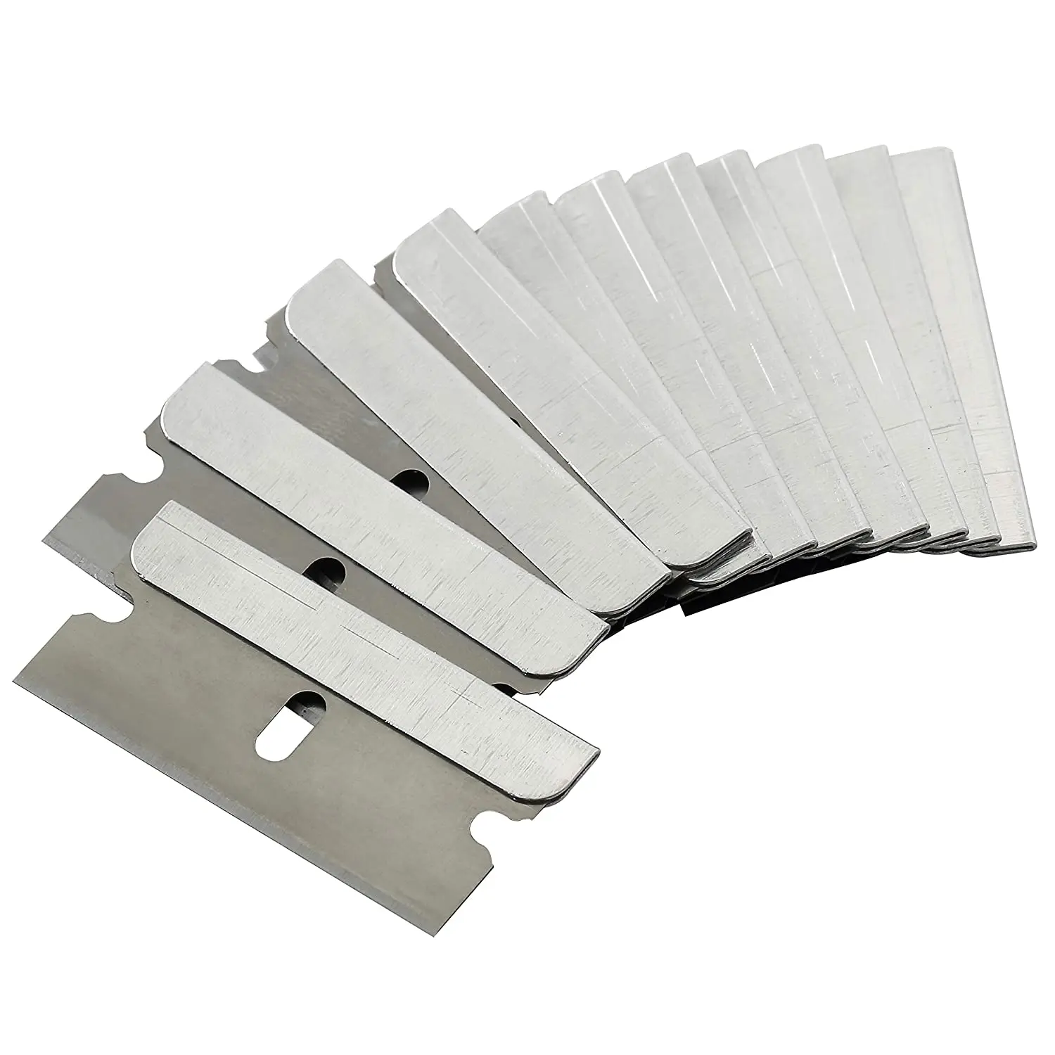 

Custom logo Hot selling Single Edge Industrial Scraper Razor Blades, Silver