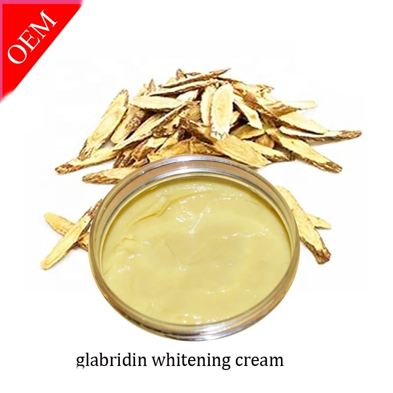 

Private label Herbal whitening cream for skin lightening, Light yellow;clear;customized