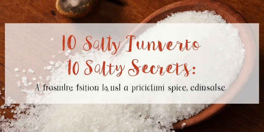 10 Salty Secrets: Surprising Uses for Salt in Your Spice Journey