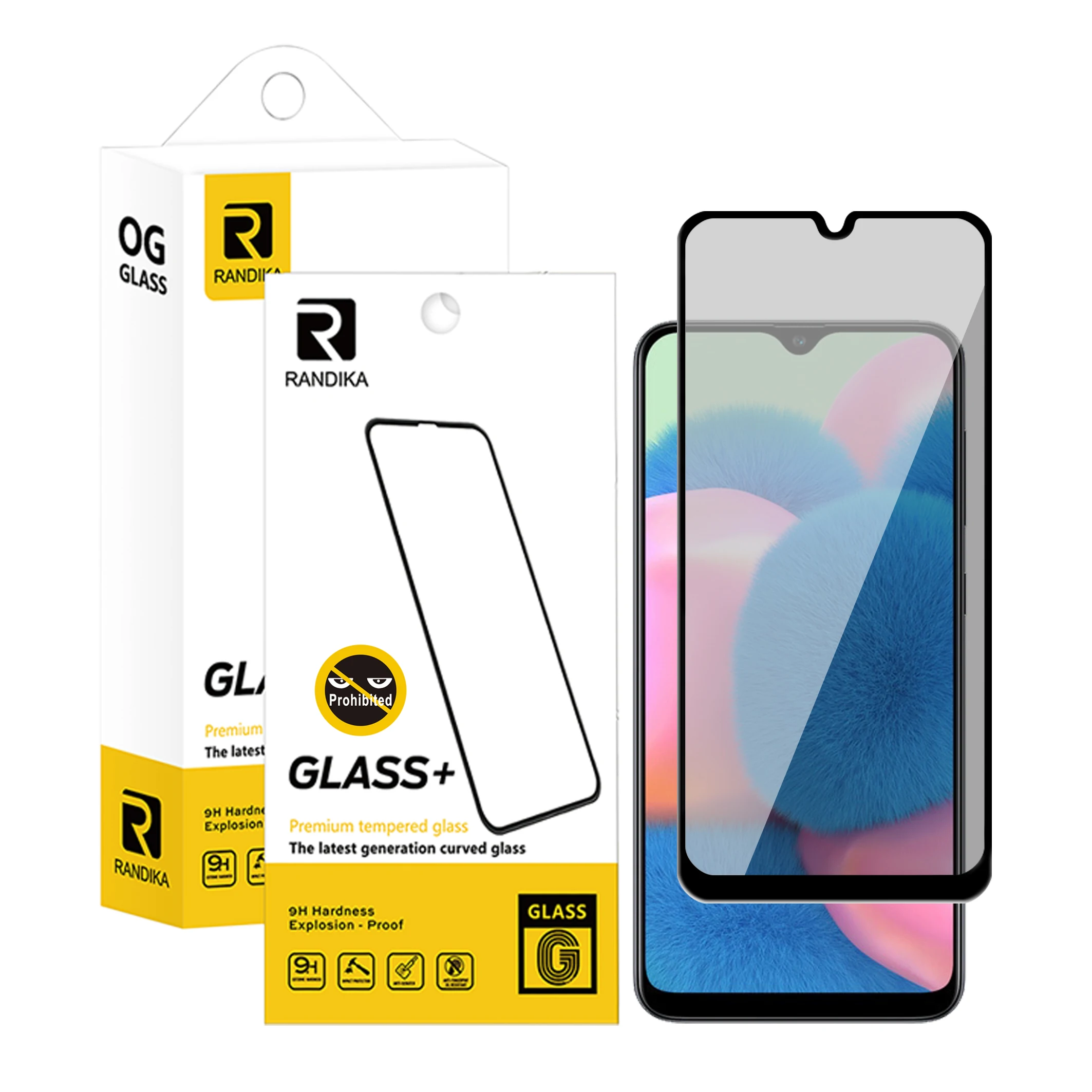 

Hot Selling Mobile Phone Anti Peeping Privacy Screen Protector FilmTempered Glass Film For Samsung A30S A40S A50S A70S