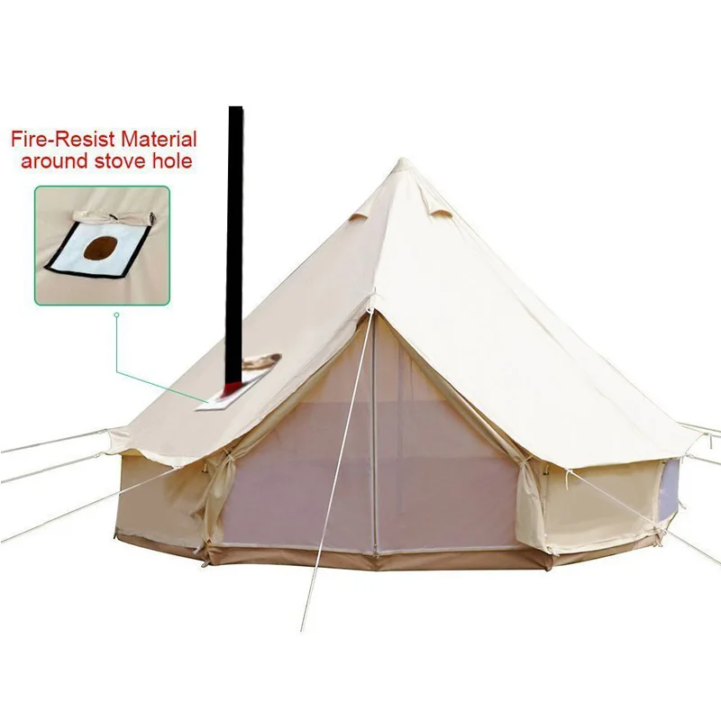 

6 Person Outdoor Rain-proof Camping Large Tent Family Tent for Holidays Traveling