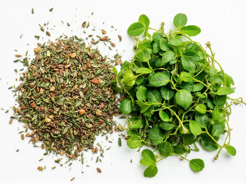 Dried to Fresh Herb Ratio: 1:3 Conversion Guide