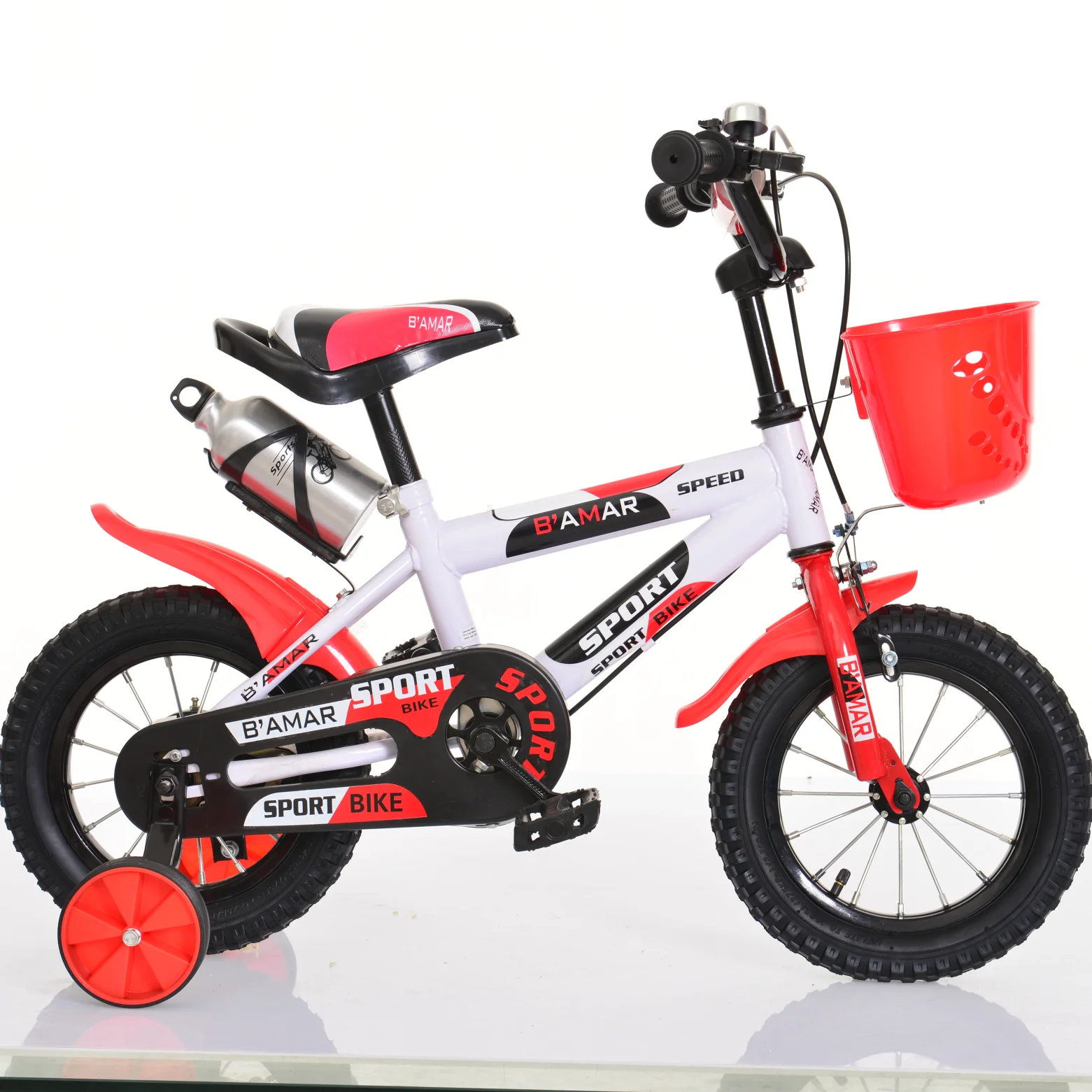 

Wholesale steel kids bikes/CE approved new model 12 inch cycle for kid/OEM cheap 4 wheel children bike for 3 to 5 years old baby, Red green yellow blue black