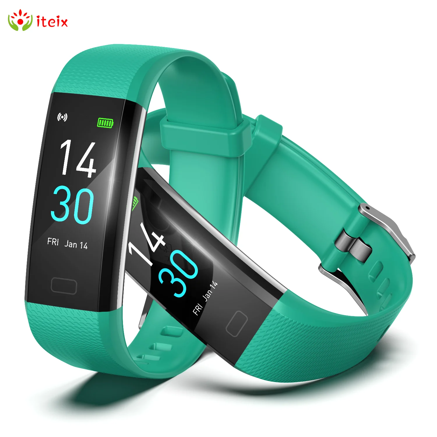 

2020 Newest Waterproof S5 Smart Bracelet Watches Health Fitness Tracker S5 Smart Watch Band SmartWatch, Black red blue purple green