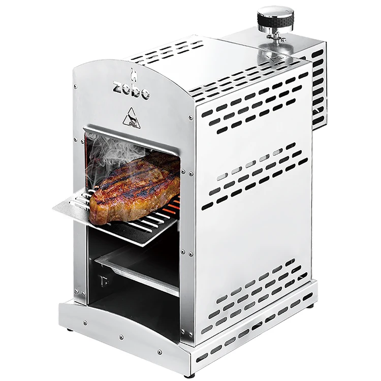 

12000BTU High heating productivity Stainless Steel Portable propane smokeless with ceramic burners Gas bbq steak Grill