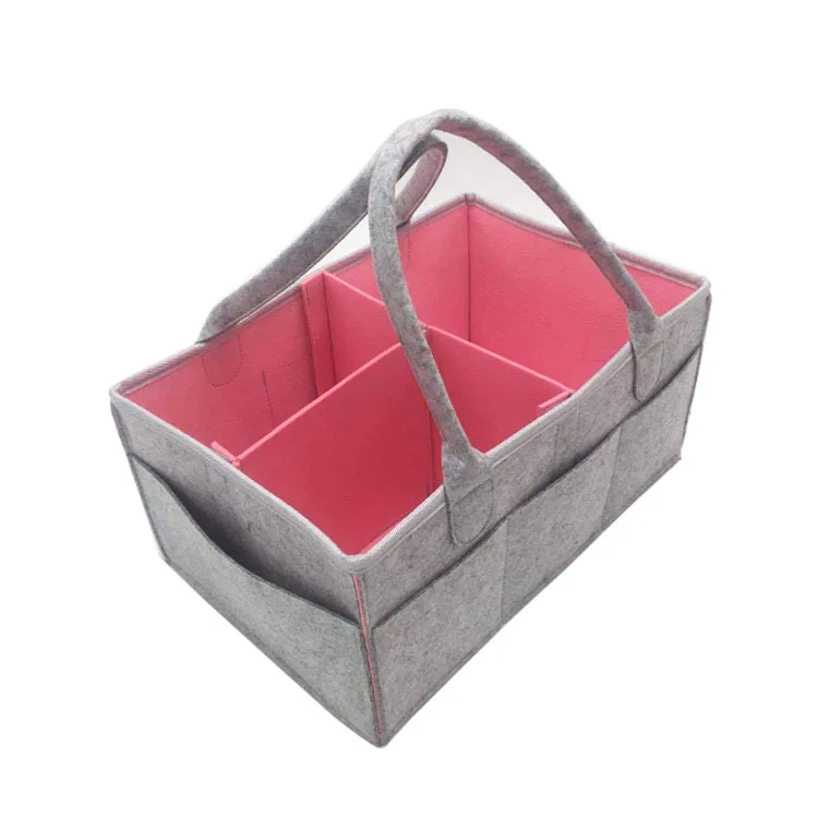 

Felt diaper bag storage bag multi-function mommy bag can be customized LOGO