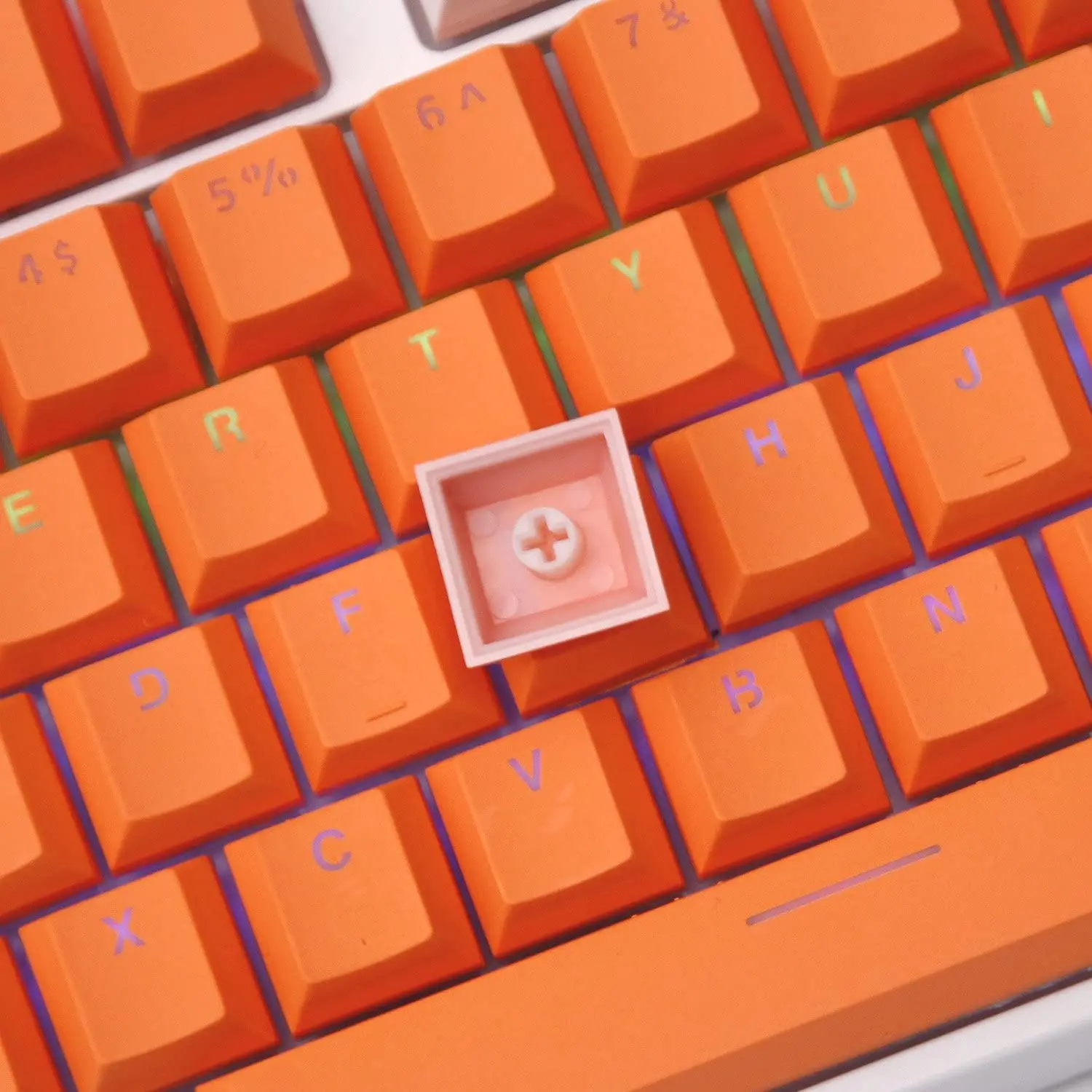 Mechanical Keyboard Custom Keycaps Oem Arabic Keycaps Pbt Double Shot Translucent Backlit Keycap