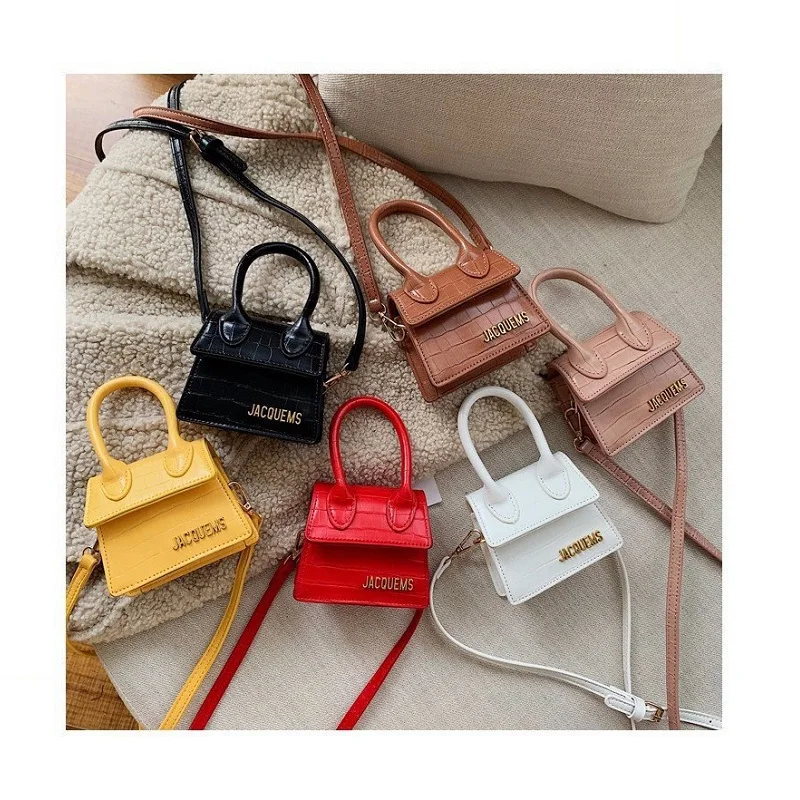 

2021 Luxury Handle Mini J Bags Brand Purses Handbags Women Designer Small Shoulder Crossbody Bags Female Crocodile Pattern Totes