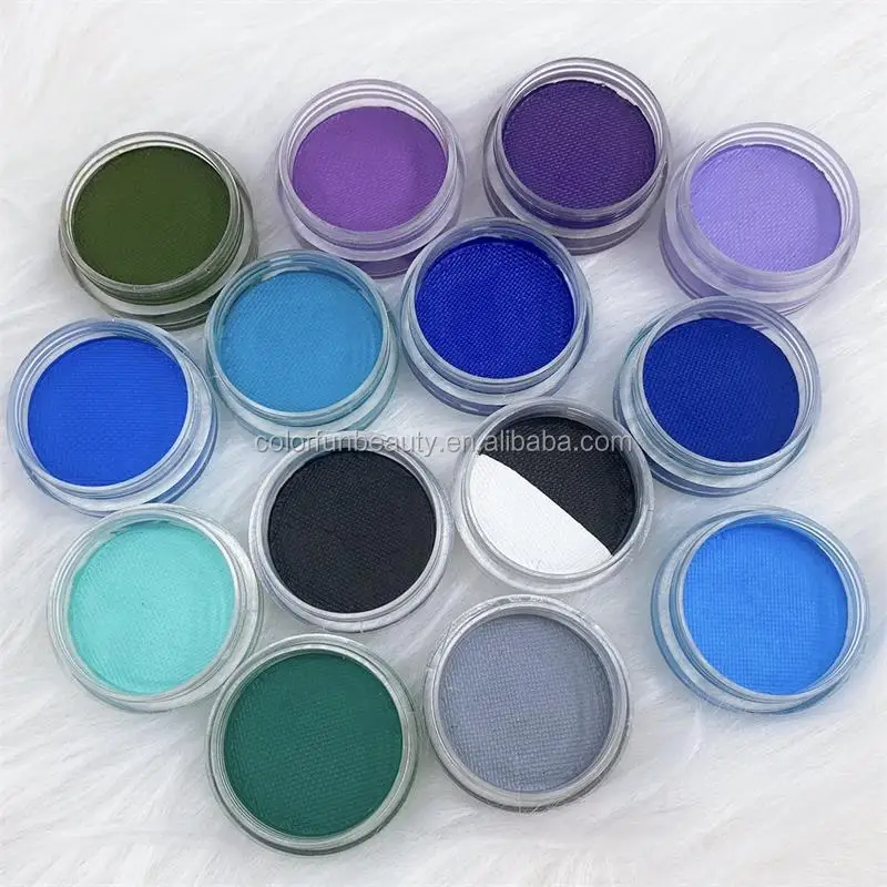 

Best selling 16 Color neon uv pastel liners Water Based Neon UV Wet Pastel Eye liner Make Up In Glow Dark Night