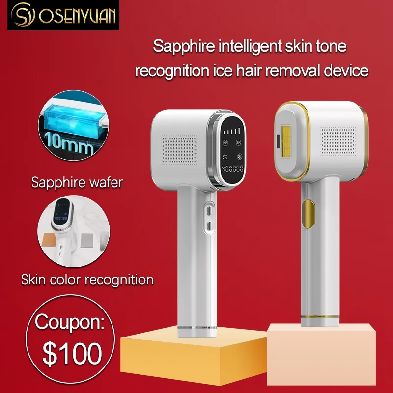 

2022 new product maquina depilacion laser ipl 400000 Flashes Sapphire permanently ipl hair removal with cool ice women and men