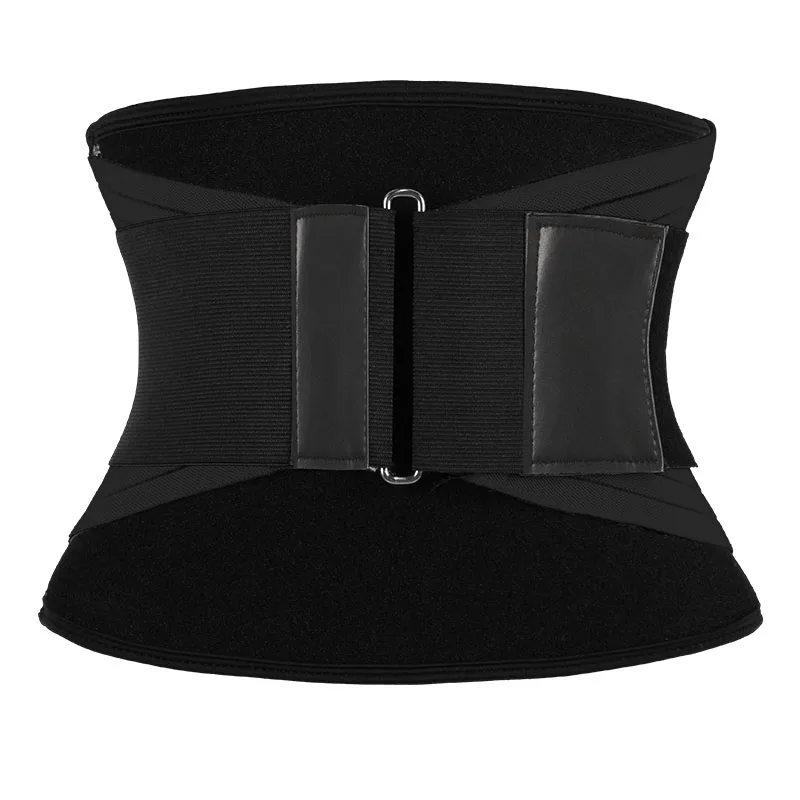 

ATBUTY Underbust Corset Slide Buckle Adjustable Elastic Sweat Band Waist Trainer Belt Trimmer For Women, Black