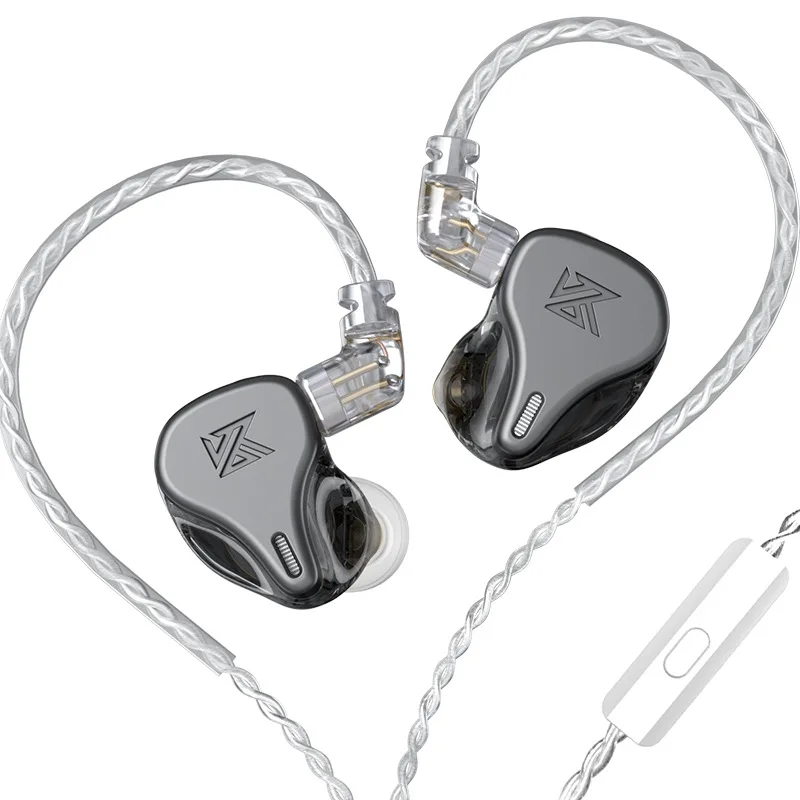 

Original KZ DQ6 3DD Dynamic Drive Unit In Ear Earphones HiFi Music Sports Headset With 2PIN Silver-plated Cable