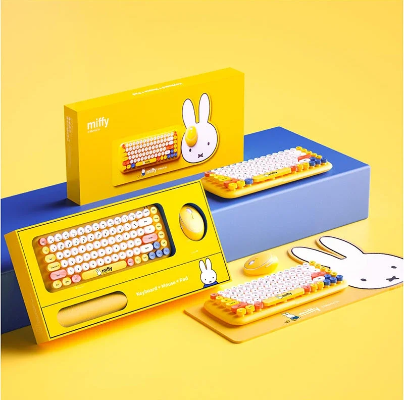 

The new Miffy2021 is a bestse magic mini mechanic case cover with set combo wireless gaming and keyboard mouse combos mouse pads