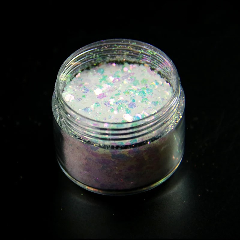 

New Colors Mixed Glitter Powder For Nail Glitter Dip Powder Face Body Sparkly Bulk Chunky Glitter, 13 colors