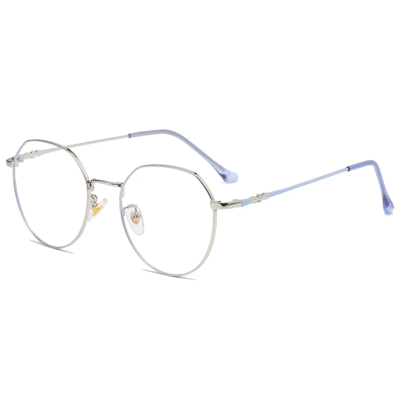 

Fashion Retro Round Frame Metal Glasses Anti Blue Light Glasses Computer Glasses For Men And Women