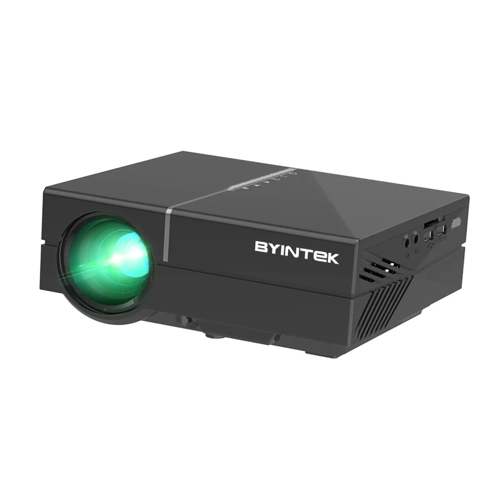

Hot BYINTEK K8 Mini 1080P LED LCD Video Portable Projector Small Size Projector For Family Party Home Cinema Proyector Beamer, Black