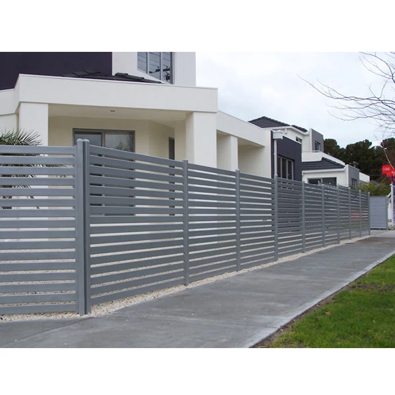 

Factory Price Custom Slat Fence Aluminum Fence Slat Fence Horizontal, Customer's request