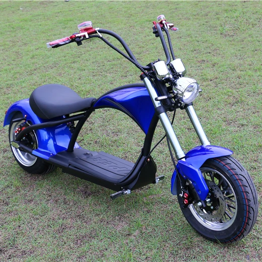 Europe Warehouse fat tire Electric motorcycle 2 wheel citycoco electric scooter 2000W M1
