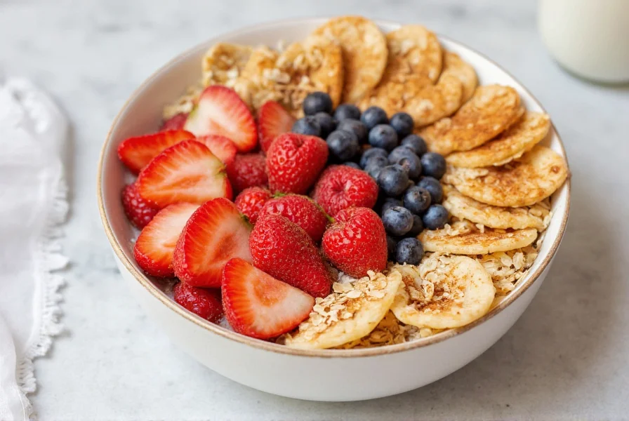 Healthy breakfast bowl with oats, fruits, and cinnamon sprinkled on top showing practical dietary incorporation