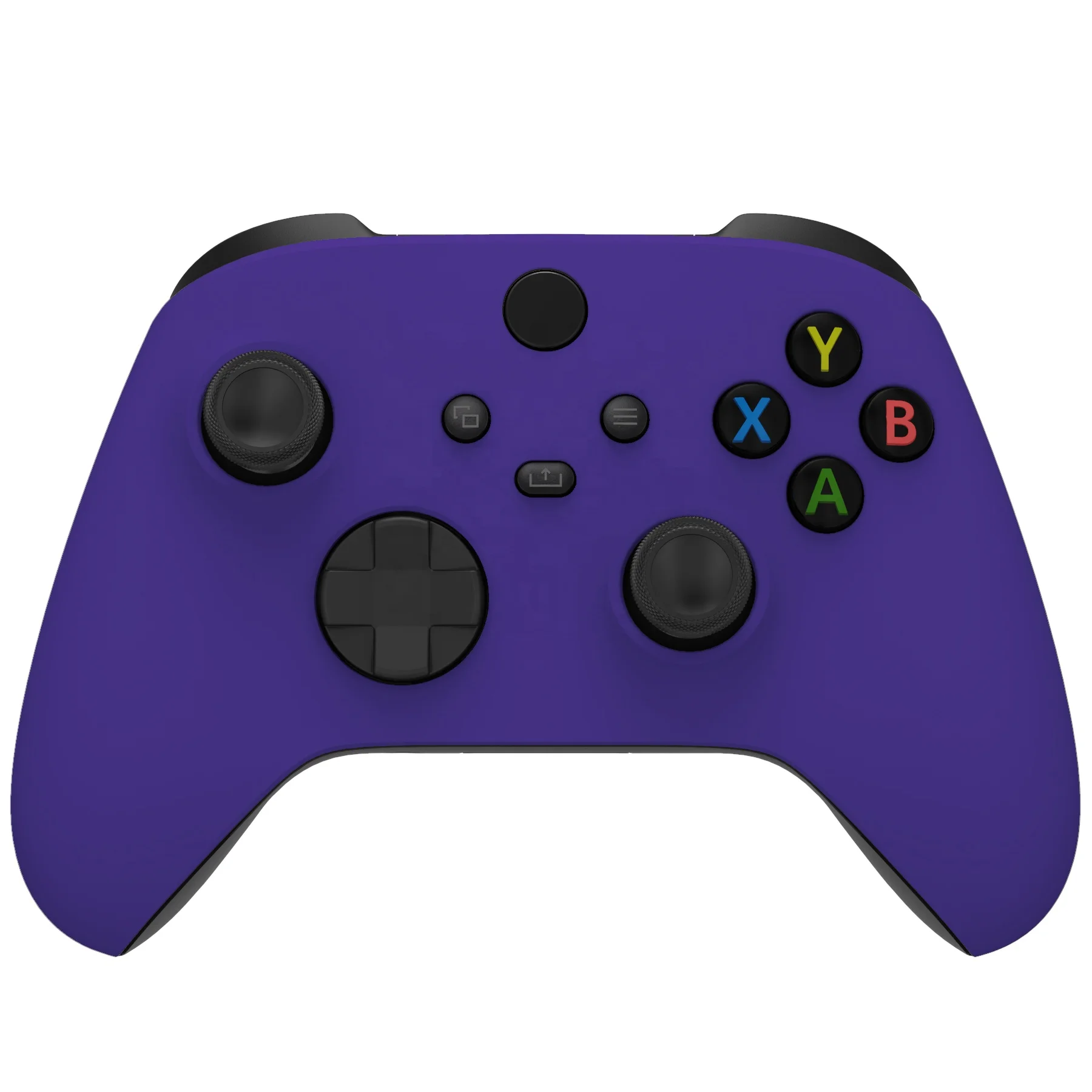 

eXtremeRate Plastic Soft Touch Purple Front Shell Protective Case Controller Cover For Xbox Series X S Wireless