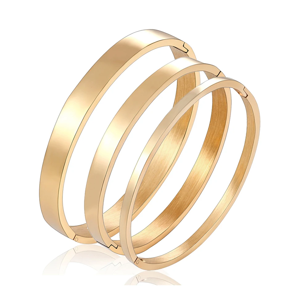 

Wholesale Fashion Simple Smooth Cuff Bracelet 316L Stainless Steel Bracelet Men, 316L Stainless Steel Jewelry