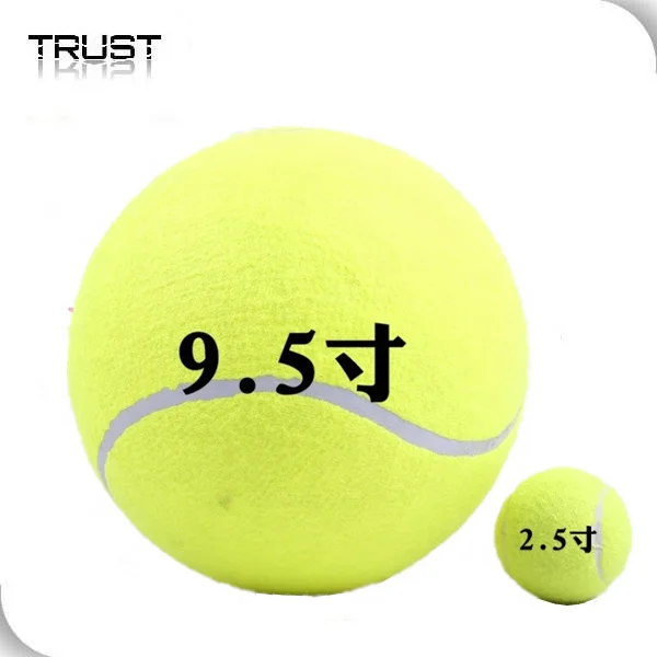 

Big advertising jumbo 24cm inflatable tennis ball, Yellow, pink, blue and so on