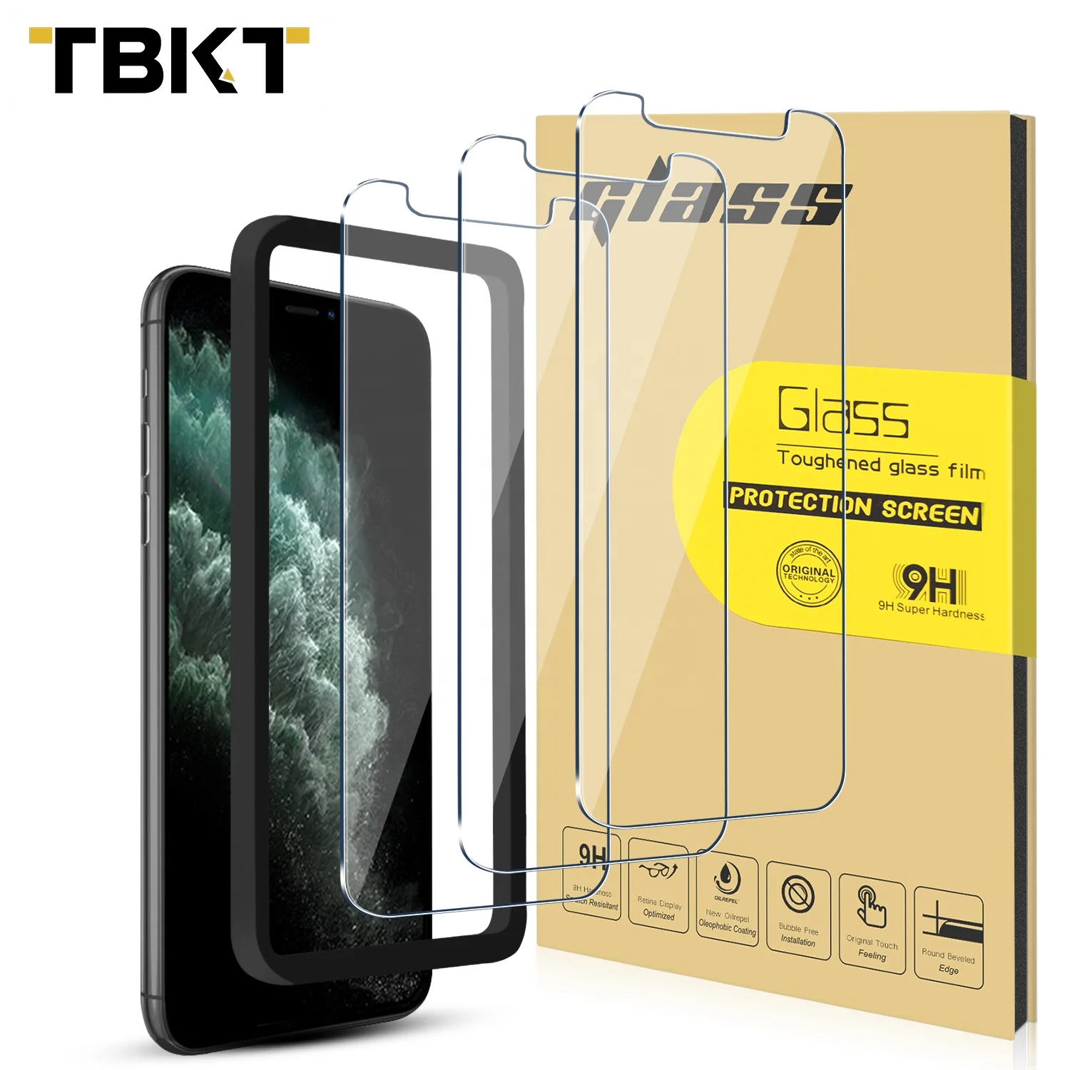 

9h L Slot Screen protector 3D Screen film 0.33mm Tempered film For iphone 11Pro Max 6.5