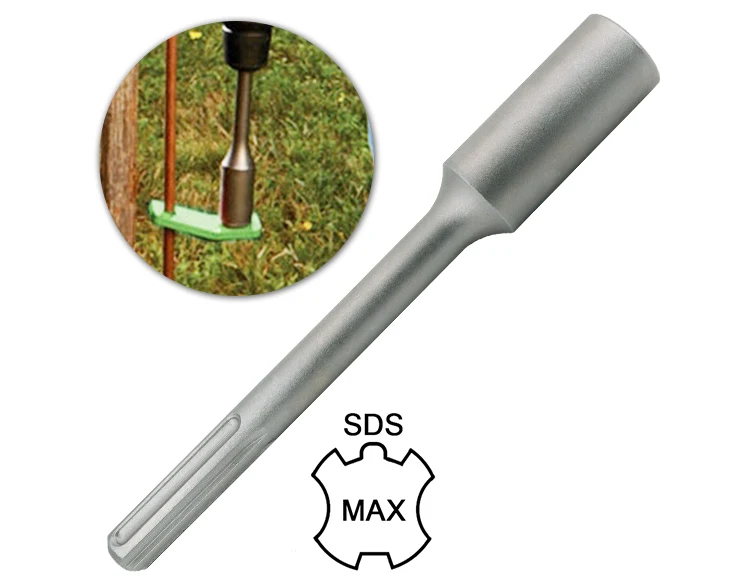 Sabre Tools 5/8 Inch SDS MAX Ground Rod Driver Bit for use with Rotary Hammers 