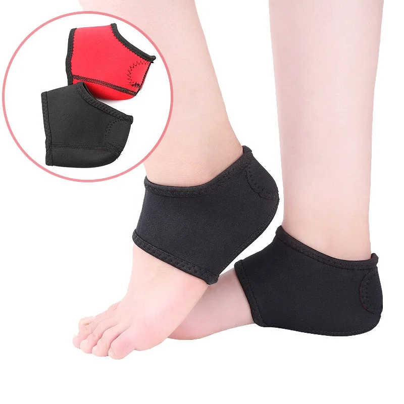 

TY 1Pair Plantar Fasciitis Socks for Achilles Tendonitis Calluses Spurs Cracked Pain Relief Heel Pad Heel guard, Black