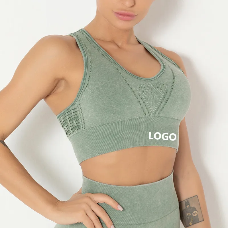 

Custom private label logo Absolute Sports Bra With padded