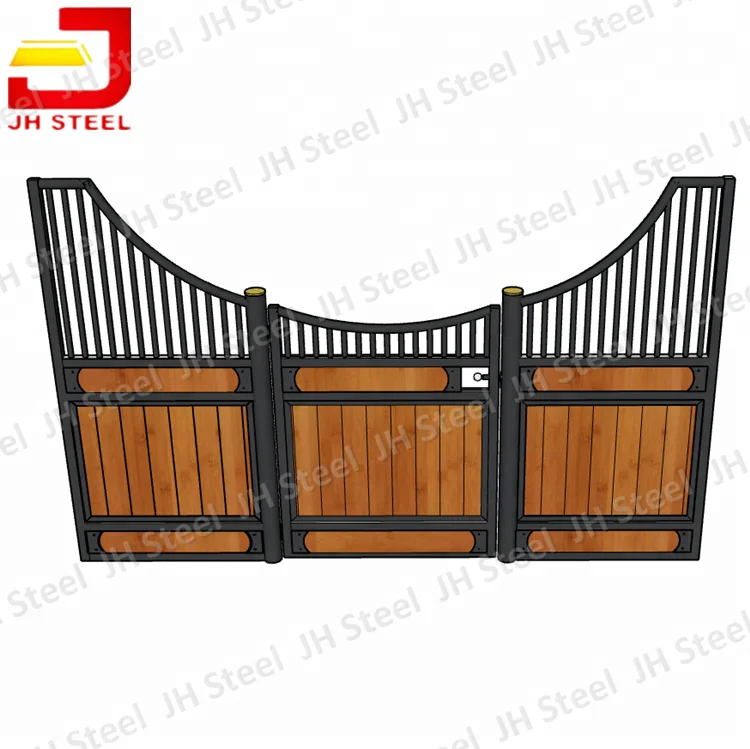 

Ideal Beautiful Durable Equestrian Equipment Powder Coated Stalls Stables For Horses