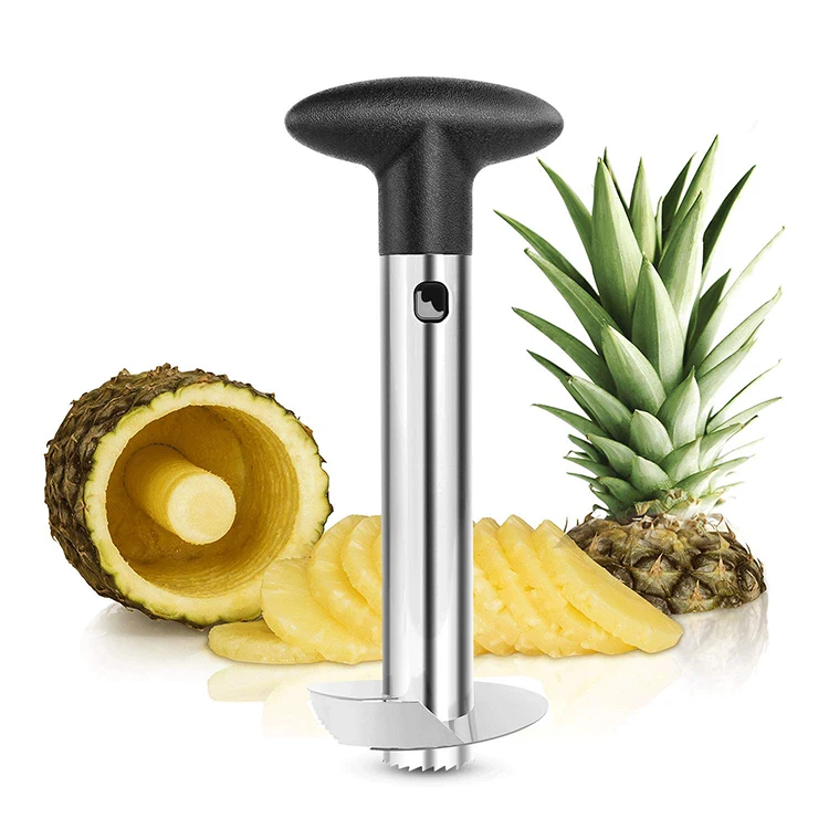 

Seller 2021 1pc Stainless Steel Pineapple Peeler Accessories Pineapple Slicers Fruit Knife Cutter Corer Slicer