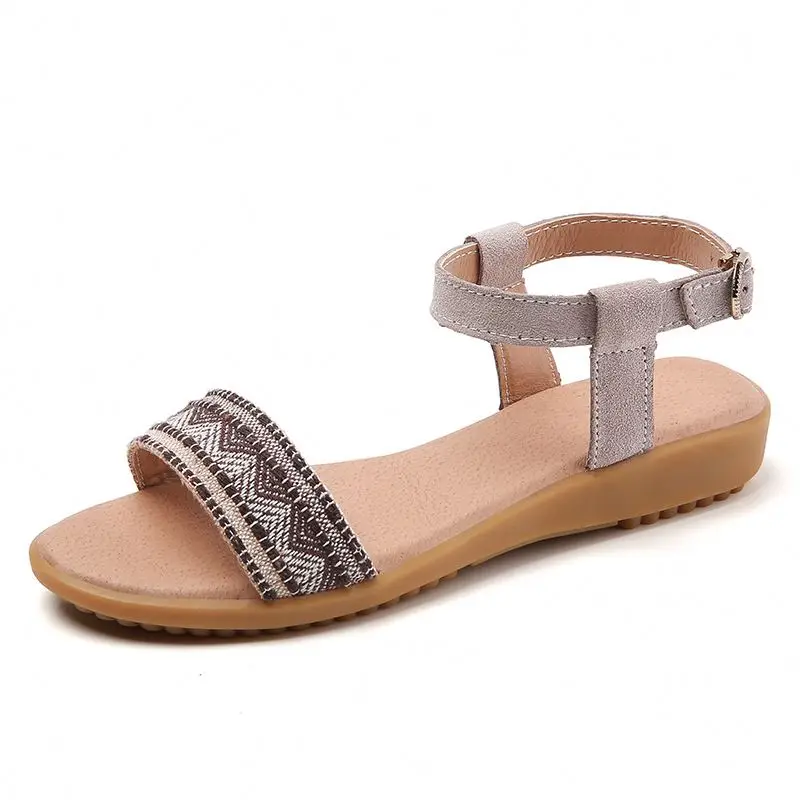 

2020 China manufacture Fashion Sandal For Ladies Design Women Female Ring height-increasing Outdoor Indoor Sandal, Black,apricot