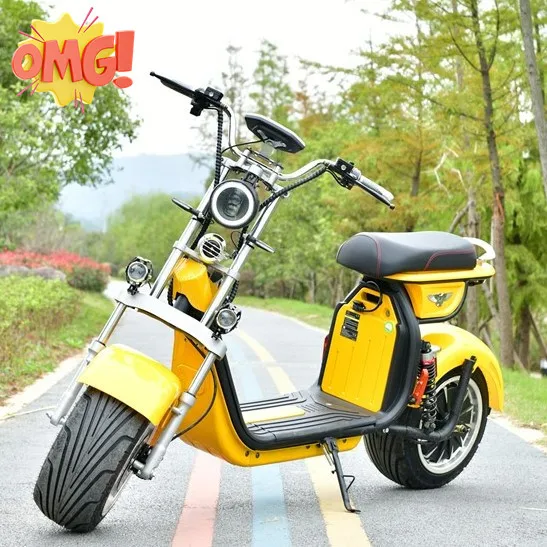 

Europe Warehouse To Door Best Selling Scrooser Citycoco 2000W E-Scooter With CE Certificated With Cheaper Price Europe Ware, Black