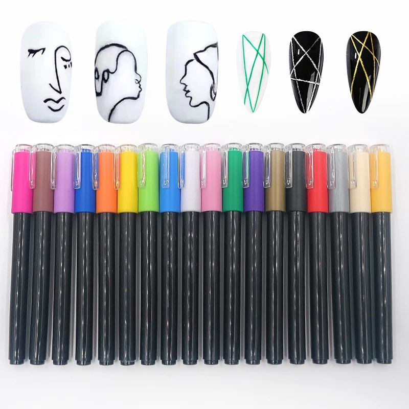 

0.7 mm Tip Nail Painting Pen Nail Art Beauty Gel Painting Uv Led Oil Nail Art DIY