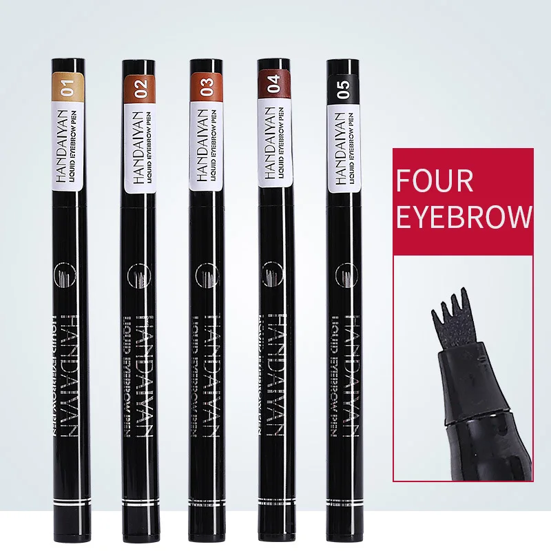 

HANDAIYAN Four Claws Micro Eyebrow Tattoo Pen Marker Pencil Eye Brow Tint Private Label Custom Products