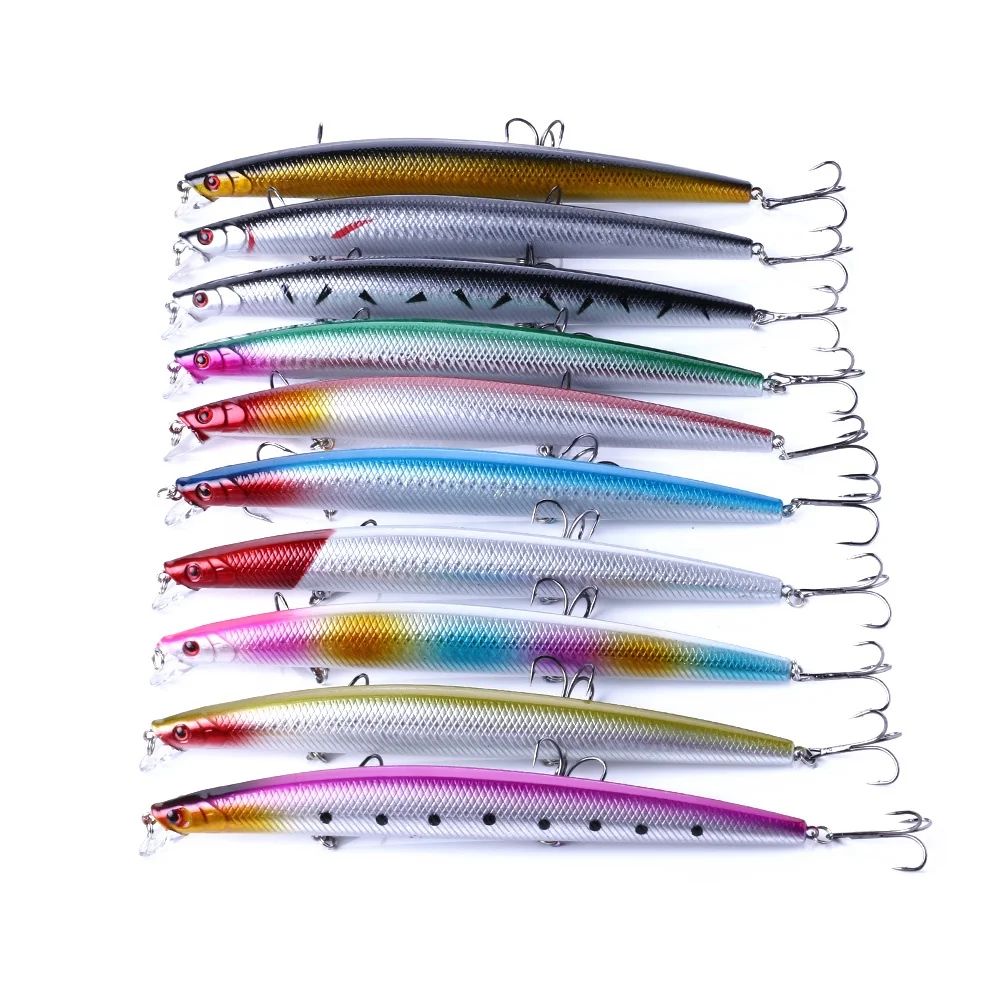 

Hengjia Large sea minnow fish 18cm 26g big fishing lures minnow lure, 10 available colors to choose
