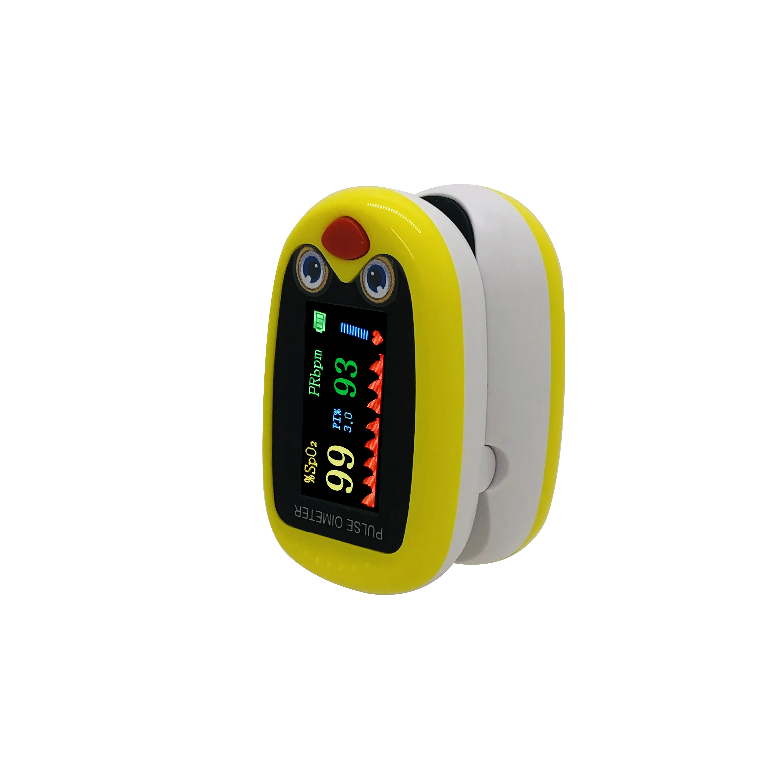 

Factory direct price Rechargeable baby Oximeter Pediatric Fingertip Pulse oximeter for kids Oximetro ossimetro for baby