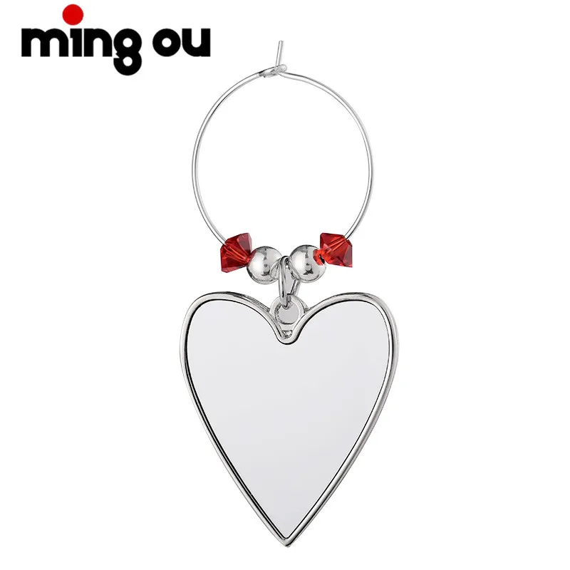 

Christmas Wine Marker Wine Glass Charms Wine Charm Rings For Bar Accessories, White